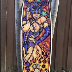 Vintage 1990s Lost Christian Fletcher Personal Rider Surfboard