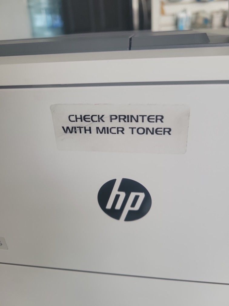 Hp Laser  CHECK PRINTER WITH MAGNETIC TONER 