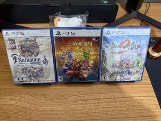 NEW SEALED Suikoden Remastered 1 & 2 + Visions of Mana + Romancing Saga for Playstation 5
