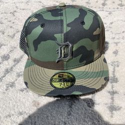 Detroit Tigers Woodland Camo 9Fifty Snapback “D “Hat 