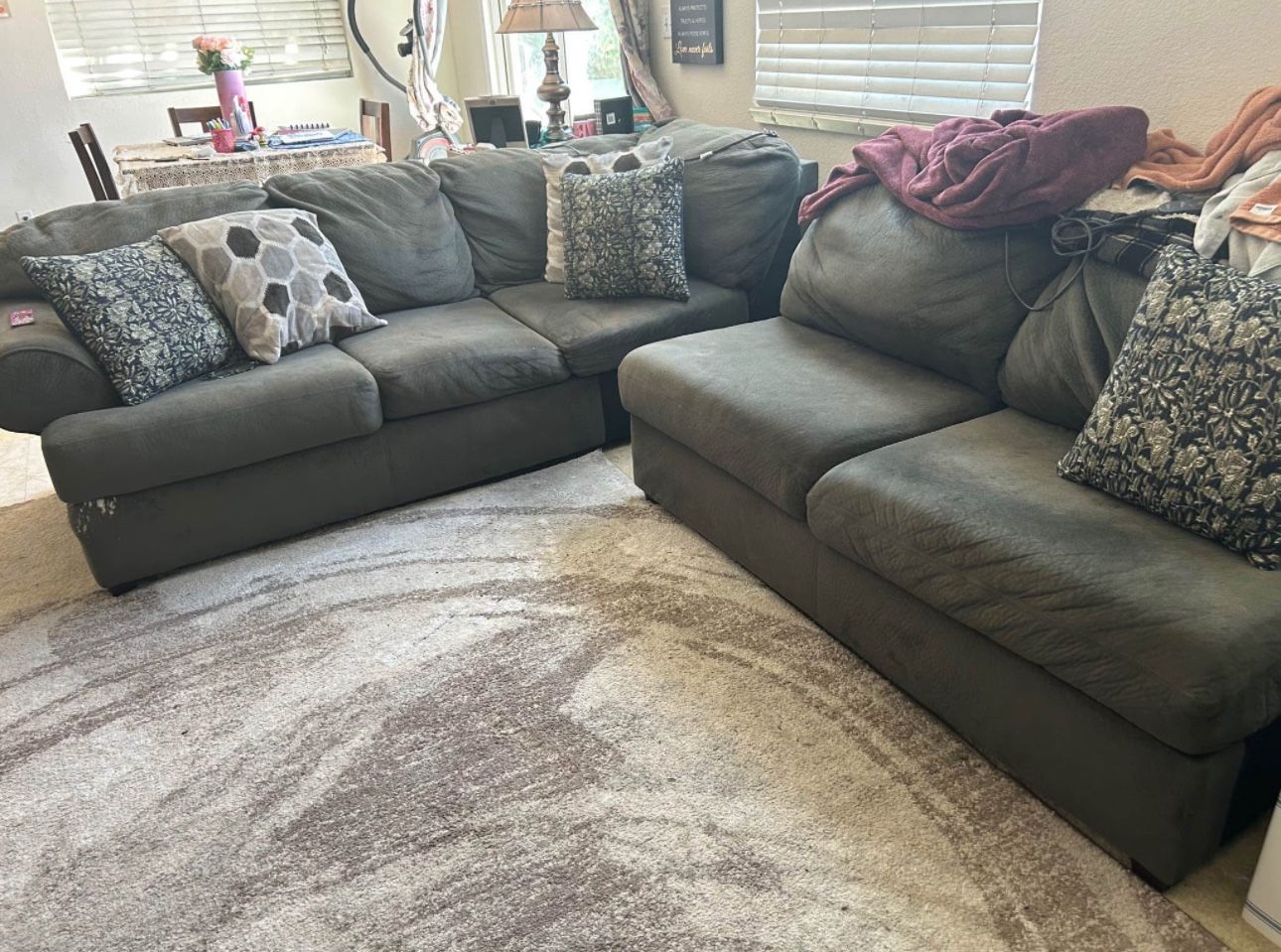 Large Sectional Couch.