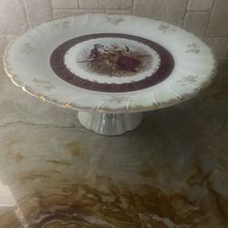 Cobalt Cake Stand Made In Japan