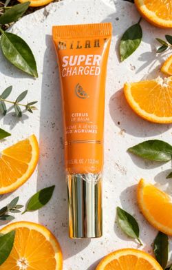 Milani Supercharged Citrus Lip Balm 130 Orange Tinted With Turmeric Discontinued