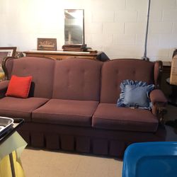 Couch  , 3 Odd Chairs 