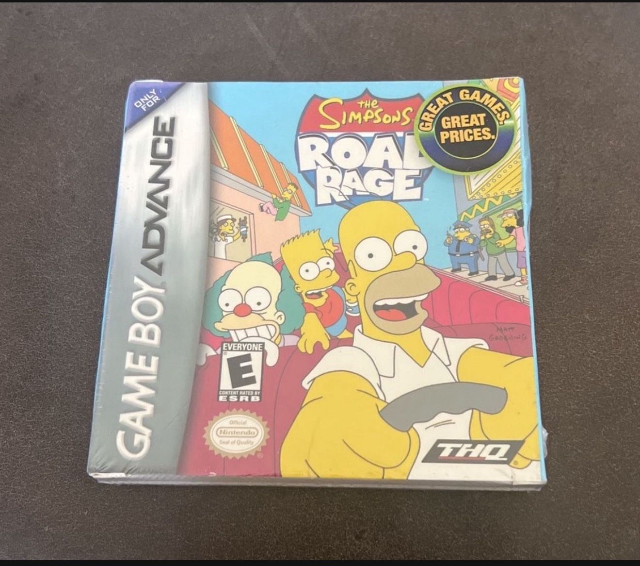 Gameboy Advanced The Simpsons Road Rage New.
