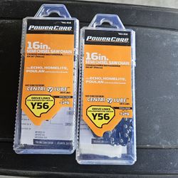16in. Semi Chisel Chain Saw (2) New 