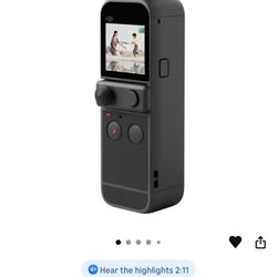 Dji Pocket 2 Cam 4k W/ Casecharger Lens Filter Set & Etc.