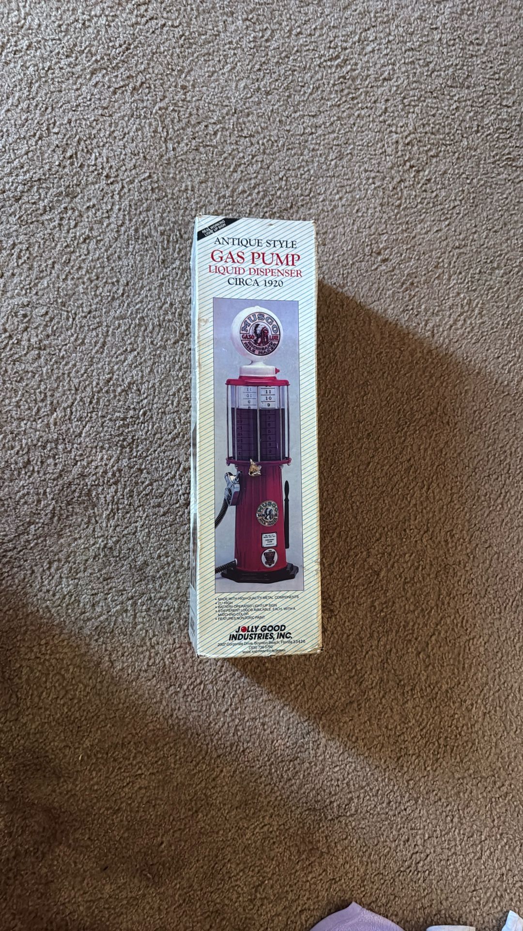 Antique Style Gas Pump Liquid Dispenser