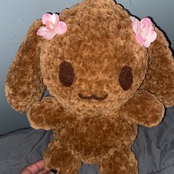 Brown Mocha Helloo Kitty Plush