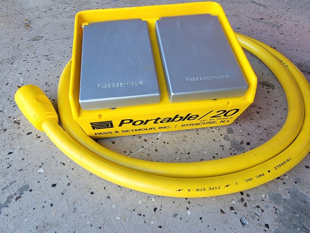 Portable Pass And Seymour Outlet, Brand New 