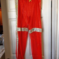 Safety pants with reflection new size waist on one side lane flat 15 inches length 33 inches