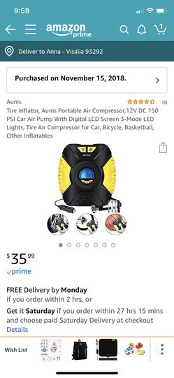 Brand new in box tire inflator $25