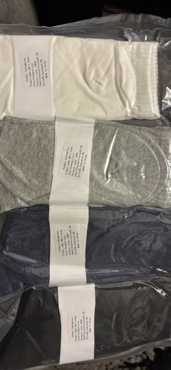 Men's Socks 4-Pack White Gray Navy