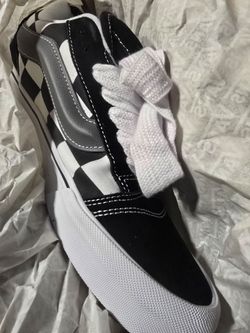 Vans Knu Skool "Mega Check Black" - Size 12 NEW (Damaged Box)