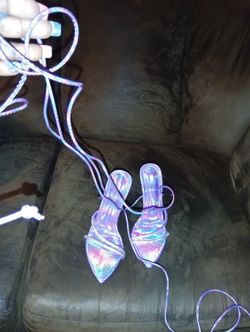 6 inch Purple Heels 