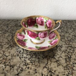 Royal Albert Mother’s Day Tea Cup & Saucer - Vintage 1940s - Bone China England