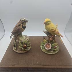Vintage Bird Figurines Set Gorham