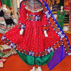 Beautiful Afghan Lady Clothes 