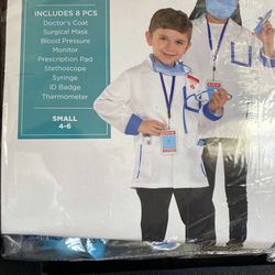 Unisex Kids Doctor & Nurse Halloween Costume Sold Together
