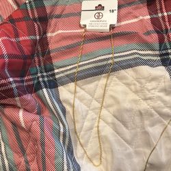 18k Gold Over Silver Chain