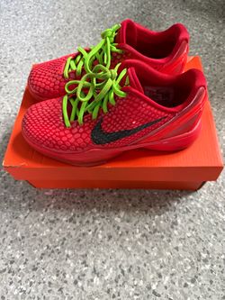 Nike Kobe 6 Protro Reverse Grinch - Kids Size 4Y