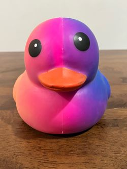 100% Authetic ToyMendous XL Tie Dye Duck Squeezy / Squishy
