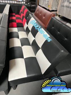 Black and white futon couch sofa Nuevo new