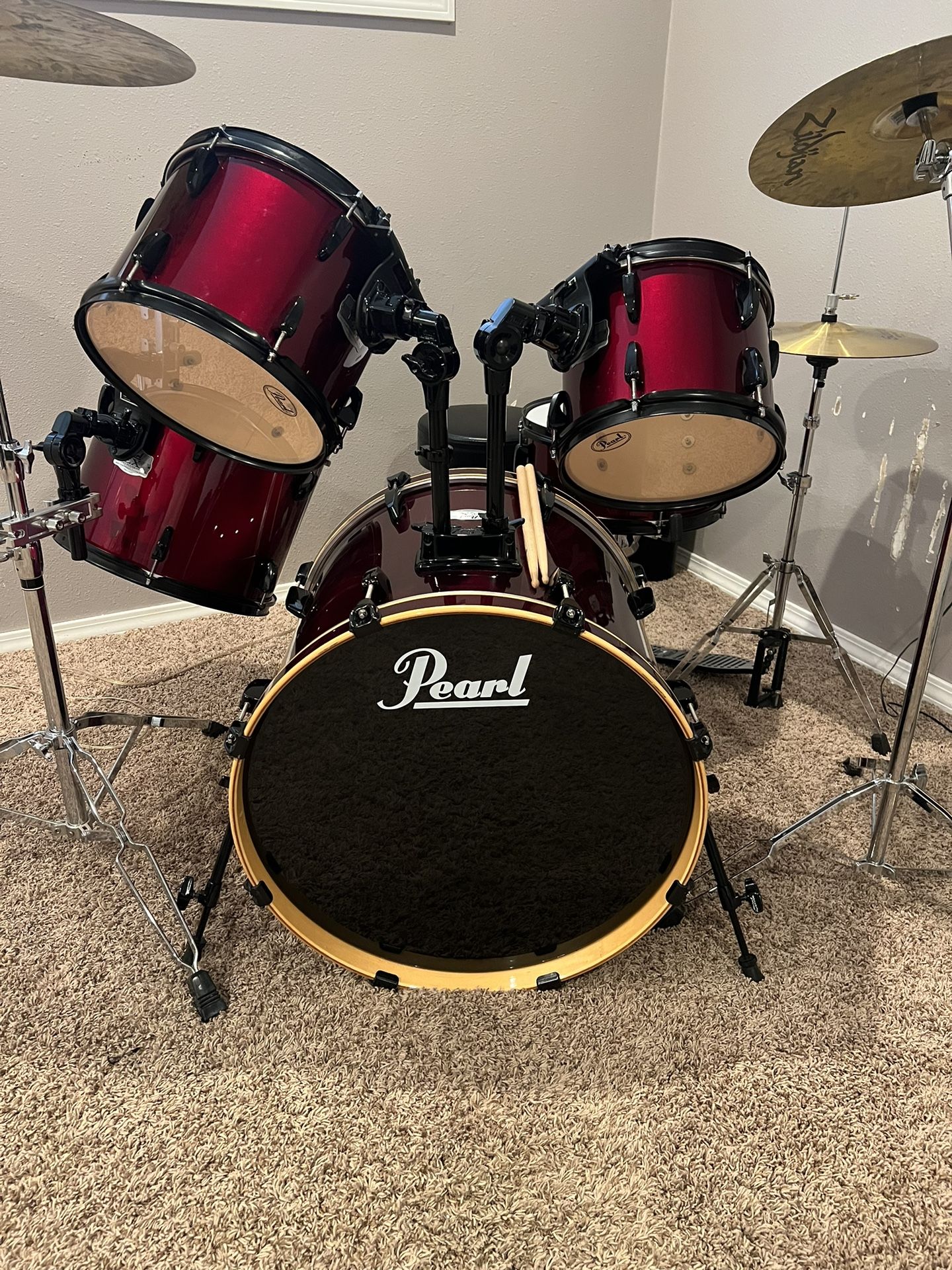 Pearl Export Series 5 Piece Drumset