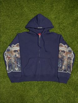 Navy Michael Jackson Supreme Zip Up