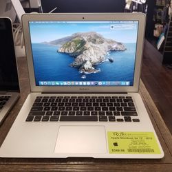 2012 Apple MacBook Air i5 4GB RAM 256GB SSD Webcam WiFi Bluetooth 13.3" macOS Catalina