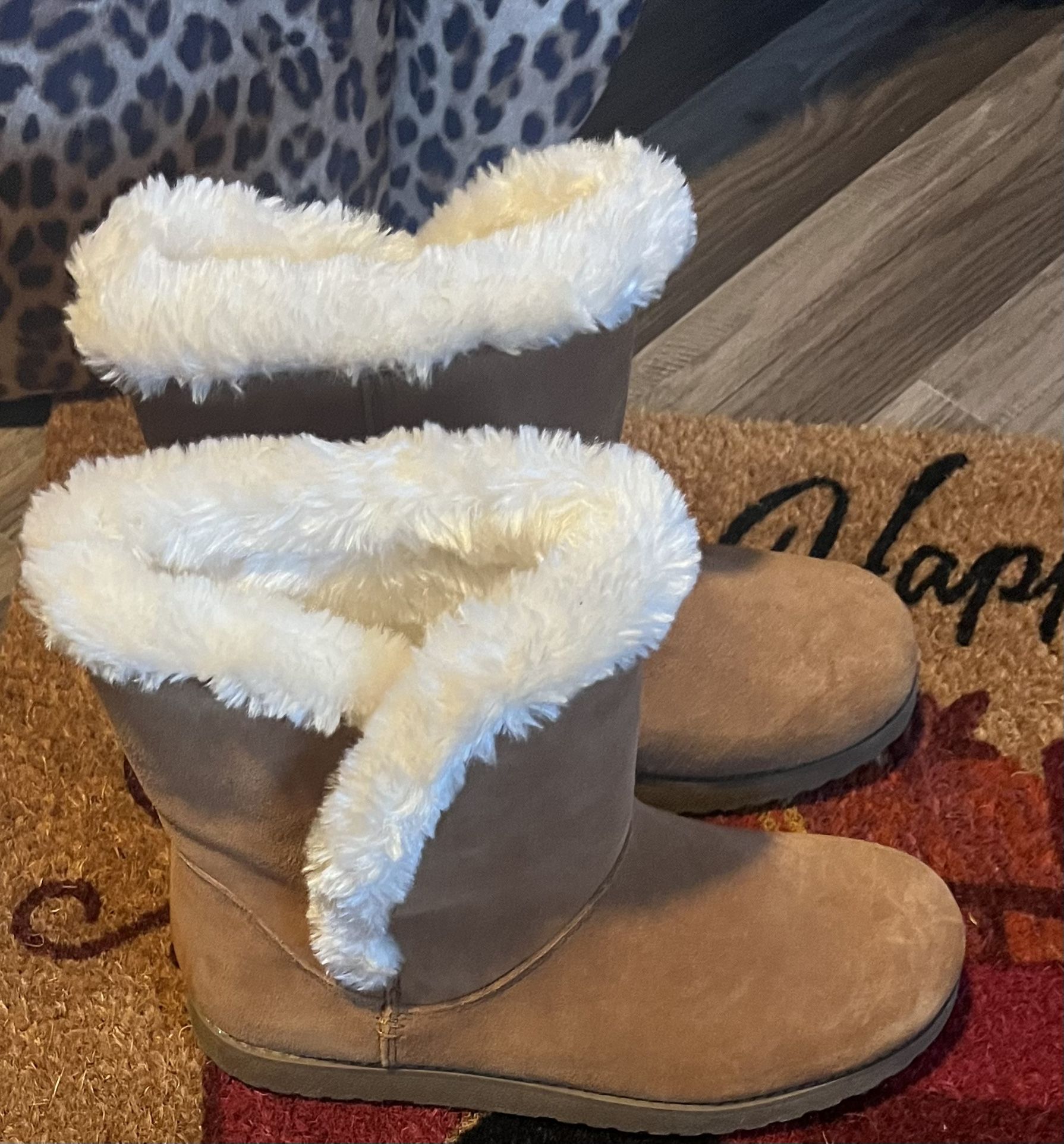 Suede Women Boots
