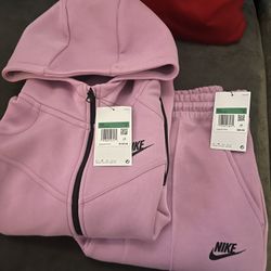 Pink Nike Fleece Tech Size Xl In Women