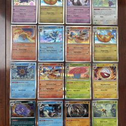 Pokemon 151 Holo Lot of 16! Gengar, Mewtwo, Dragonite, Ditto, Moltres & More! NM