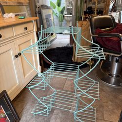 Mid Century Metal Plant Stand 