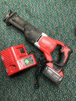 SawZall, Tools-Power Milwaukee W/4.0 Battery.. Negotiable