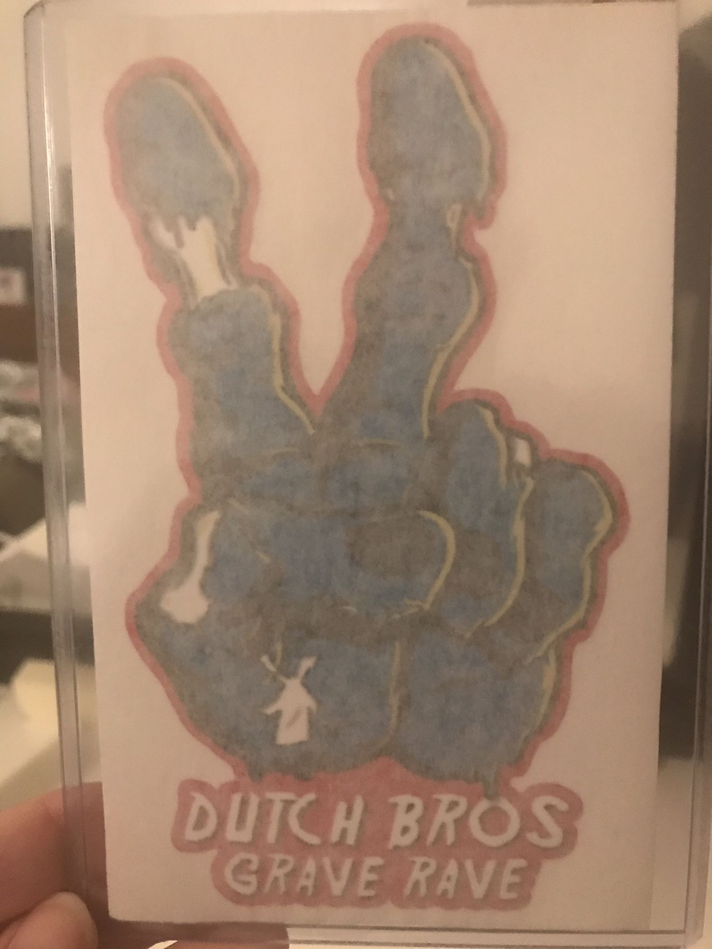 Dutch Bros Grave Rave decal