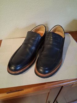 Samuel Hubbard black leather Ivy Legend Penny loafers size 11