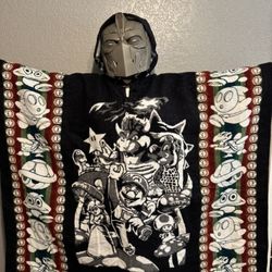 Llama Wool Pancho’s With Hoodie 