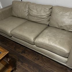 Leather couch