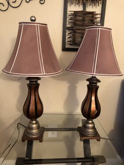 2 pc lamps set