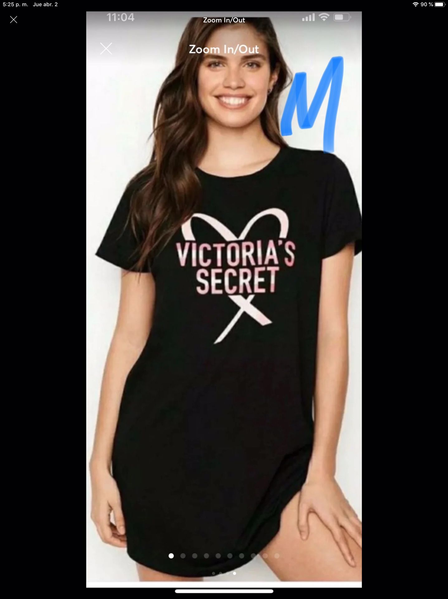 NEW T-shirt camisón Victoria secret size medium ❤️❤️❤️❤️