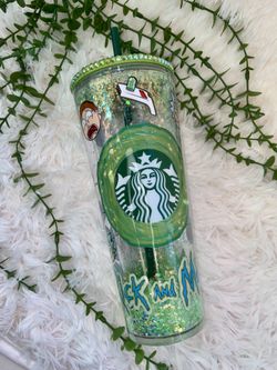 Rick And Morty Snow Globe Tumbler 