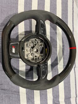 Audi A6 C7.5 custom steering wheel
