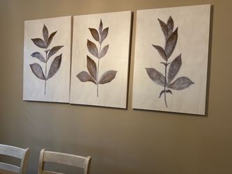Set of 3 Wall Art Canvas