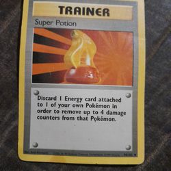 1999 Shadowless Trainer Super Potion