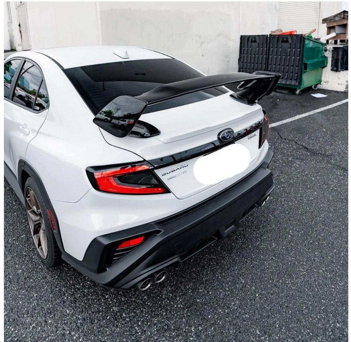 Aeroflow Dynamics 2022+ Subaru WRX Sti Wing - Gloss Black
