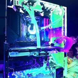 Liquid water Cooling Gaming pc desktop computer Ryzen 9 5900x 32gb ram rtx 2080ti 2tb ssd