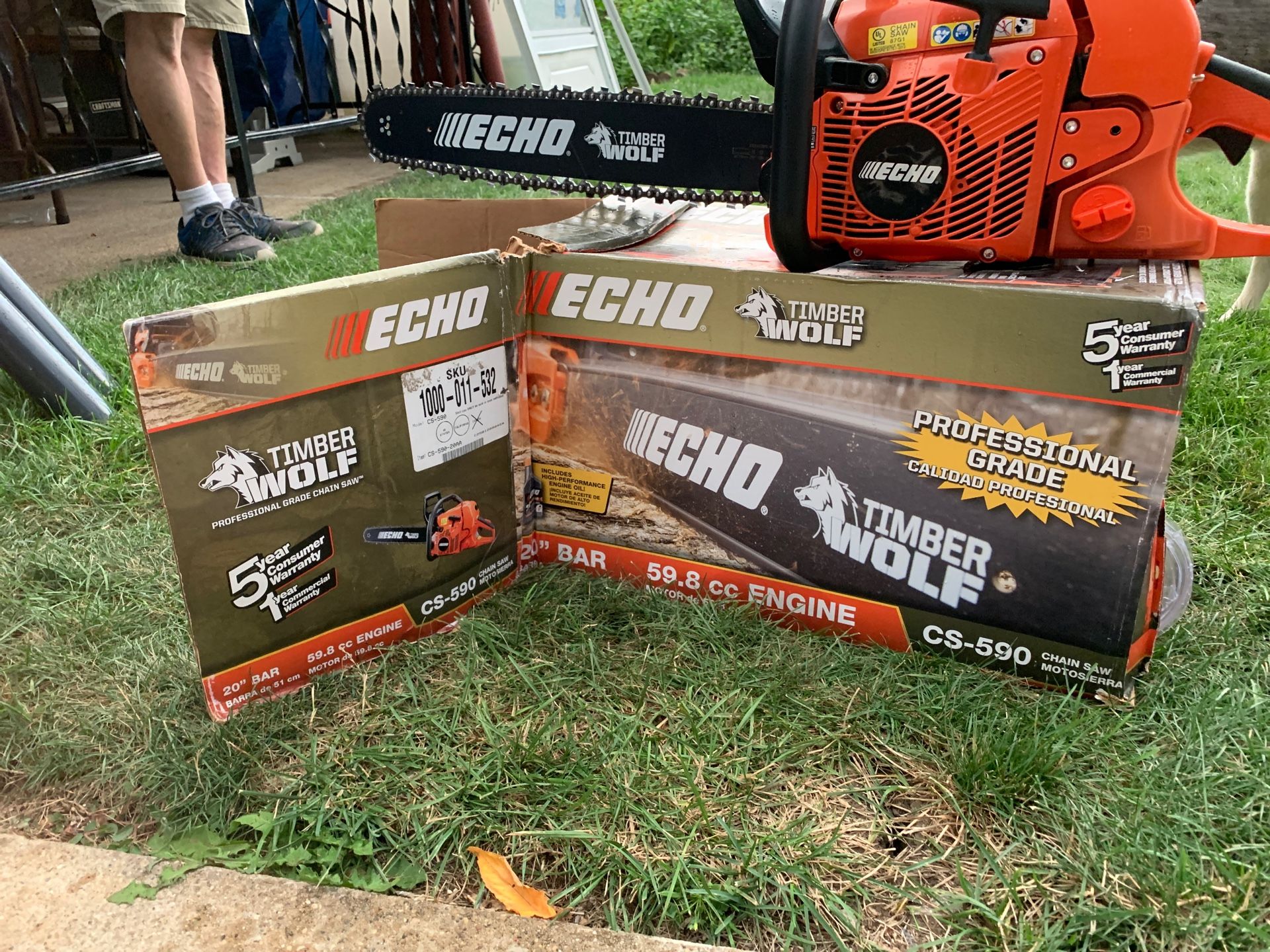 Echo timber wolf chainsaw 20” bar for Sale in Joliet, IL OfferUp