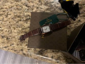 FITRON Women’s Quartz Watch – Genuine Leather – New with Box