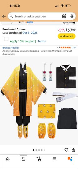 Demon Slayer Zenetsu Full Costume